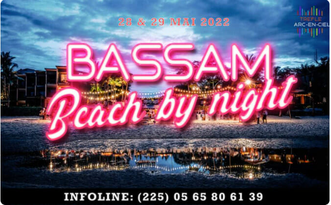 Bassam Beach By Night