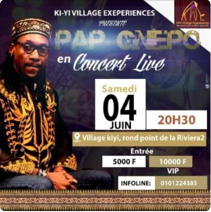 Concert Pap Gnepo au Village Kiyi