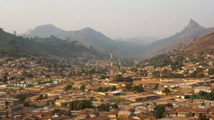 Man, ville de l'ouest de la Côte d'Ivoire