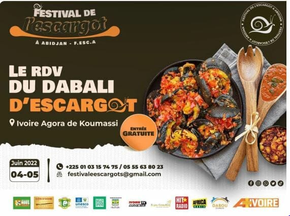 Le festival de l'escargot à Abidjan les 4 et 5 juin 2022