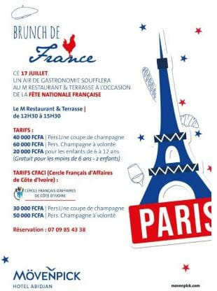 Brunch Spécial 14 juillet Abidjan