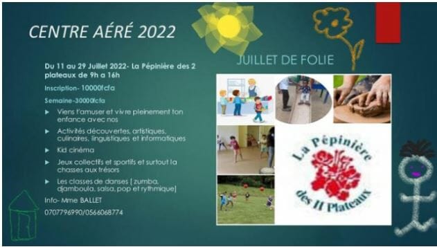 Centre Aéré 2022