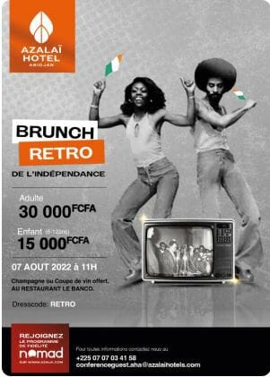 Brunch rétro (Hôtel Azalai)