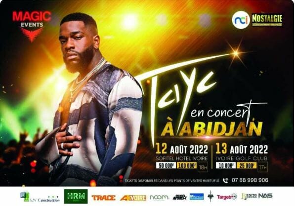 Tayc en concert Abidjan