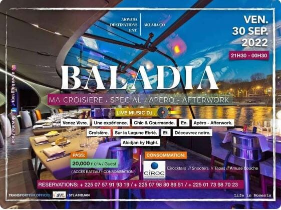 Baladia : Croisière Spécial Apéro After Work