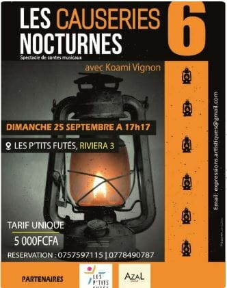 Les causeries nocturnes spectacle de contes musicaux