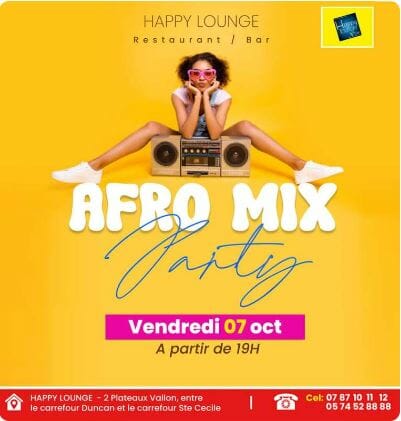 Soirée Afro Mix Party _Happy Lounge