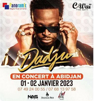 Dadju à Abidjan 2023