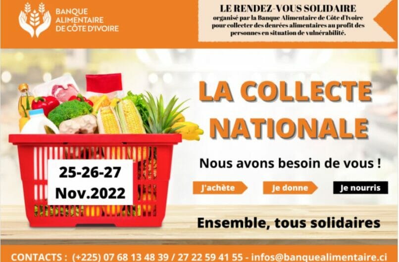 La Collecte Nationale de la Banque Alimentaire de Côte d'Ivoire
