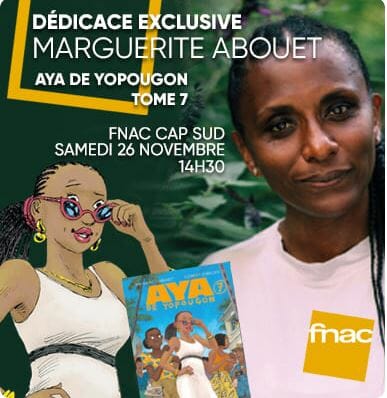 Dédicace du livre Aya de Yopougon tome 7