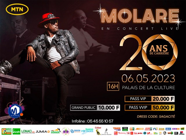 Molare concert anniversaire 20 ans de carrière !